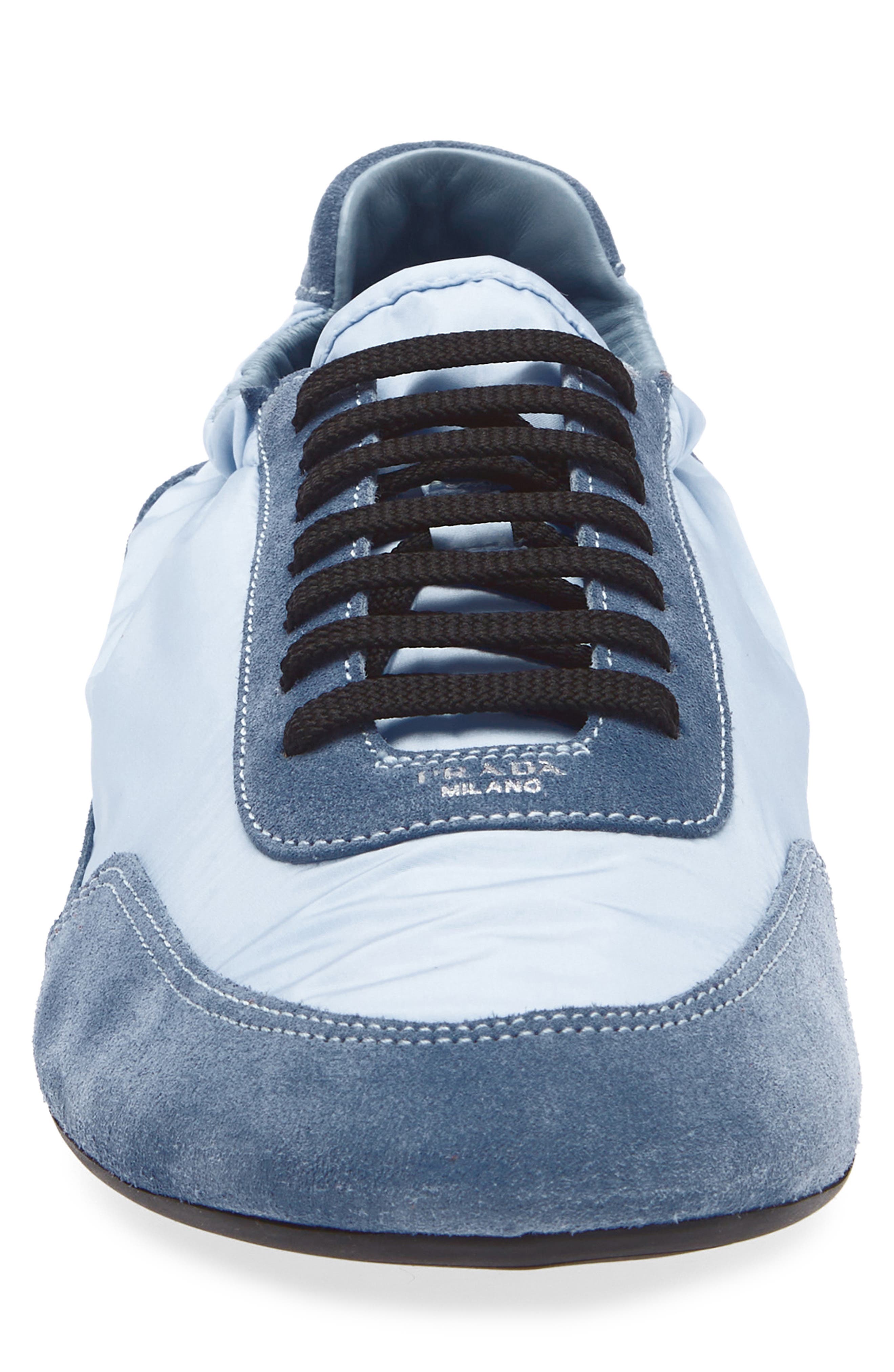 Collapse Mixed Media Low Top Sneaker, Alternate, color, CELESTE