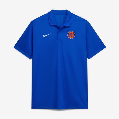 Men's Nike Blue New York Knicks  Dri-FIT Victory Polo