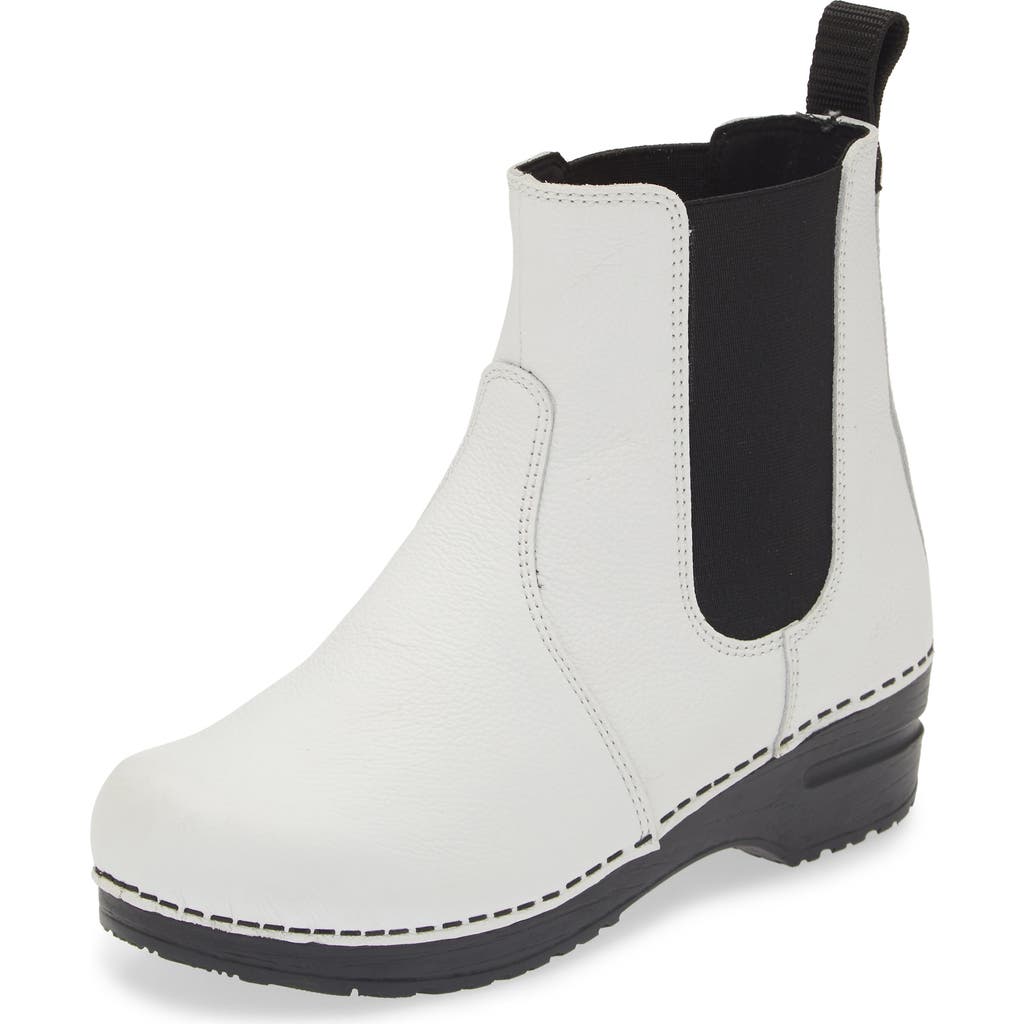 Sanita Aalbek Chelsea Boot in White  product