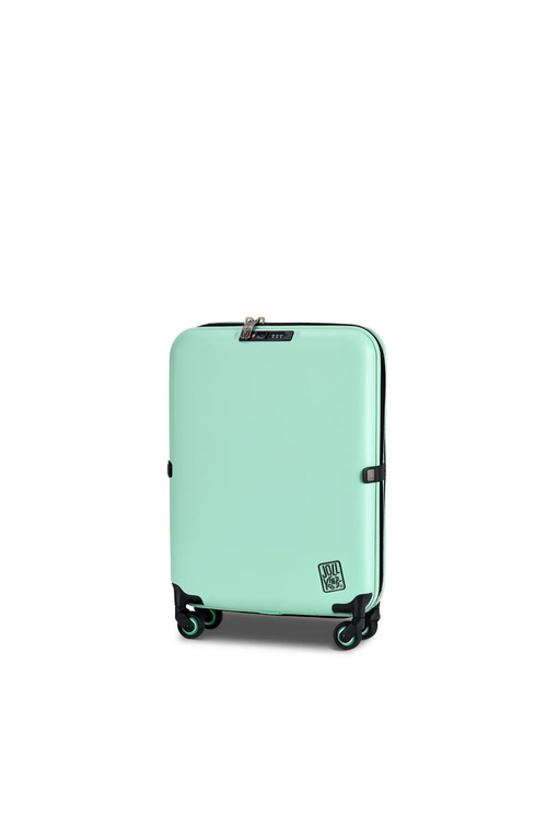 Pixie Mood Collapsible Pebble Carry-on Suitcase In Pale Green
