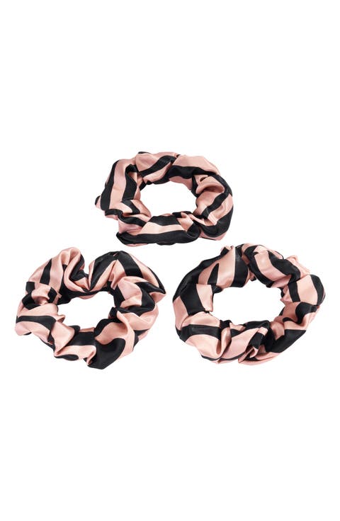 3-Pack Silk Scrunchies