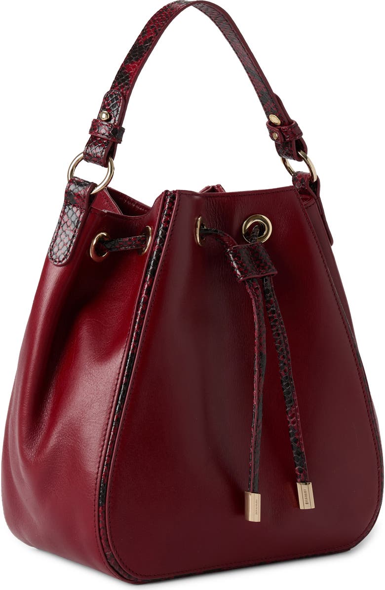 Brahmin Melinda Leather Bucket Bag, Alternate, color,