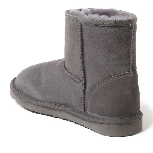 Dearfoams Fireside By Rosebery Genuine Shearling Boot In Gray