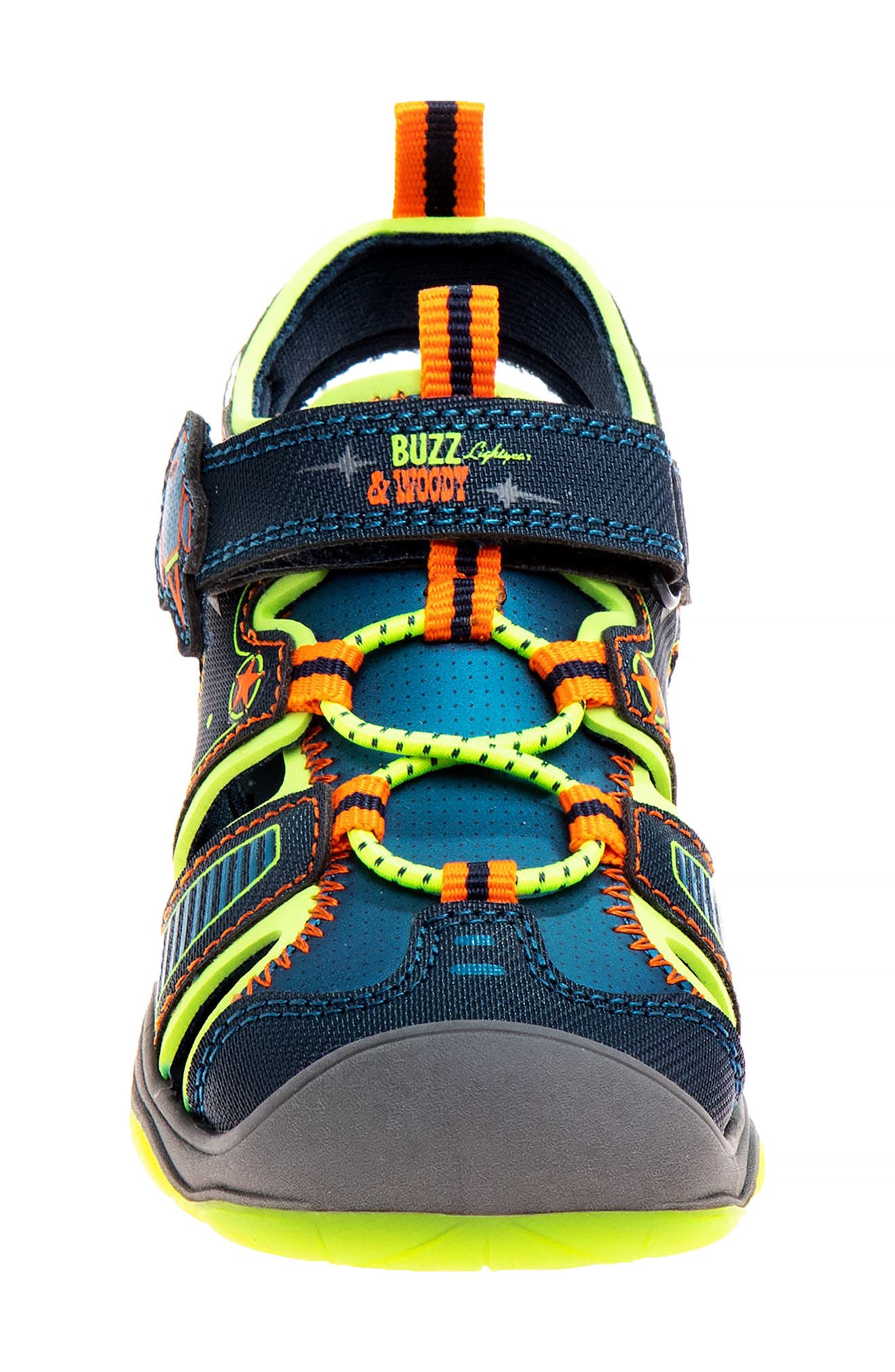 JOSMO Kids' Buzz & Woody Sandal, Alternate, color, Navy/Lime