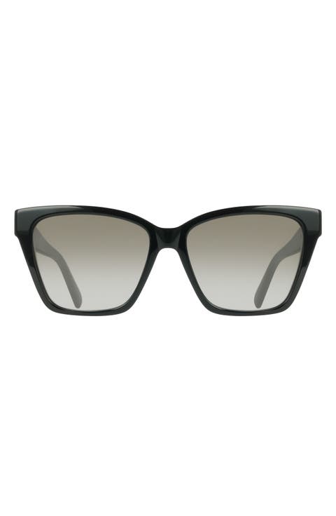 57mm Rectangle Sunglasses