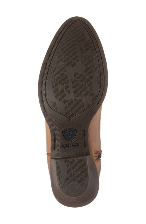 Ariat Darlin Short Western Boot In Burnt Sugar Leather