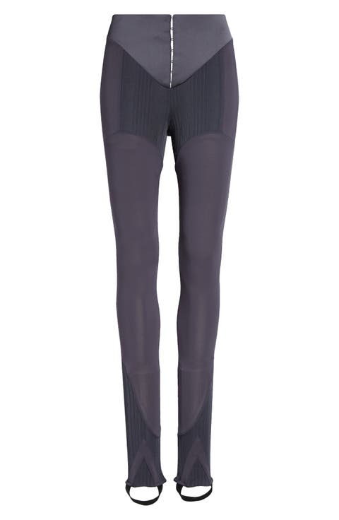 Jersey & Rib Stirrup Leggings
