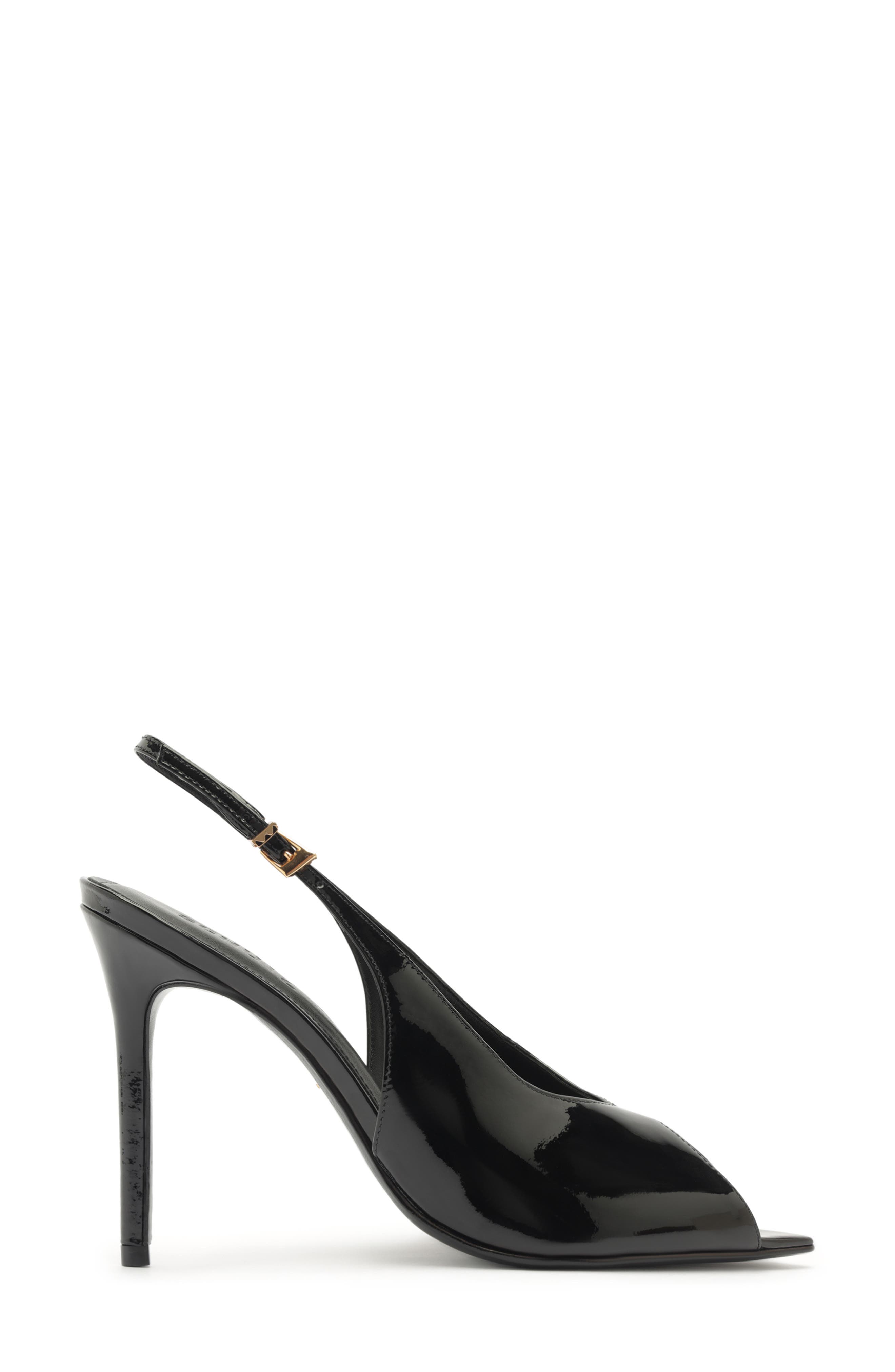 Schutz Ingrid Slingback Sandal, Alternate, color, Black