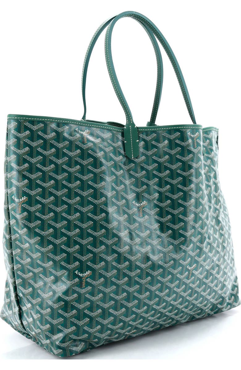 Pre-Owned Goyard Saint Louis Tote Coated Canvas GM, Alternate, color, Green