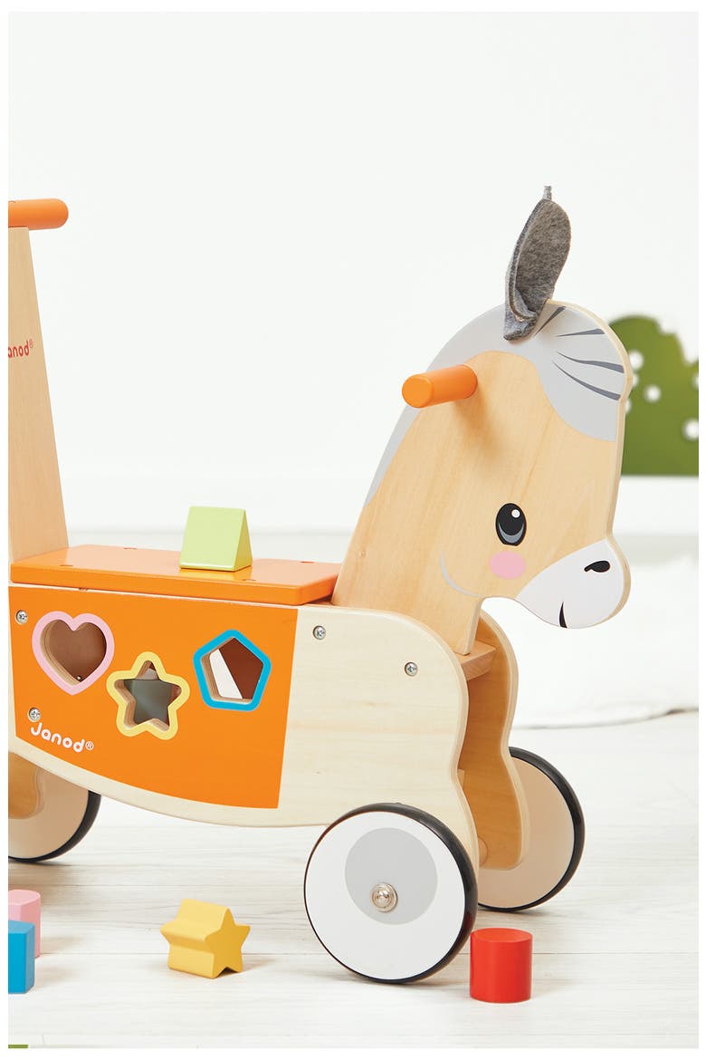 Farm Ride-On Donkey, Alternate, color, BROWN