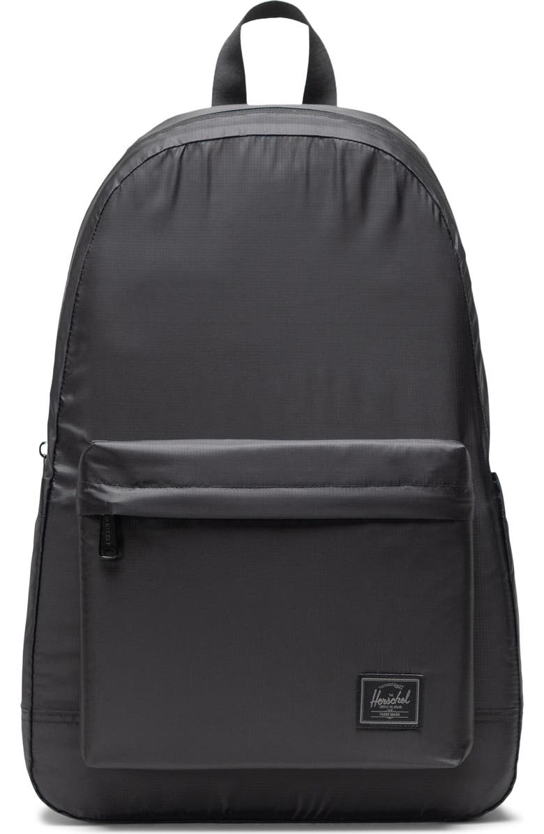 Herschel Supply Co. Rome Packable Backpack, Main, color, Black Tonal