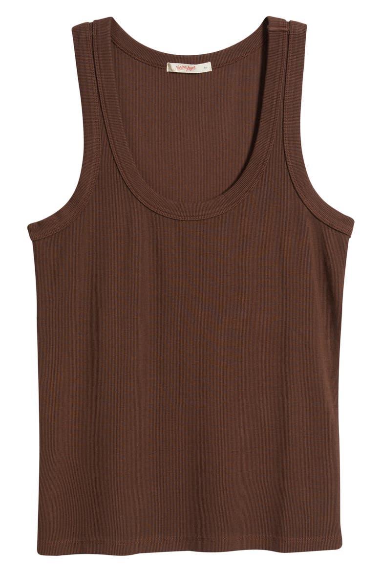 Lexi Sun-In Rib Tank, Alternate, color, CHOCOLATE