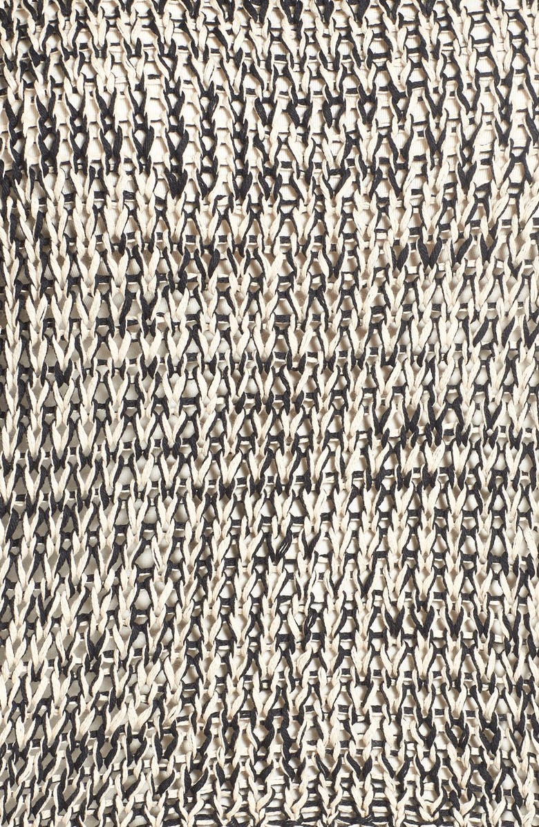 Eileen Fisher Open Stitch Bateau Neck Crop Top, Alternate, color, 