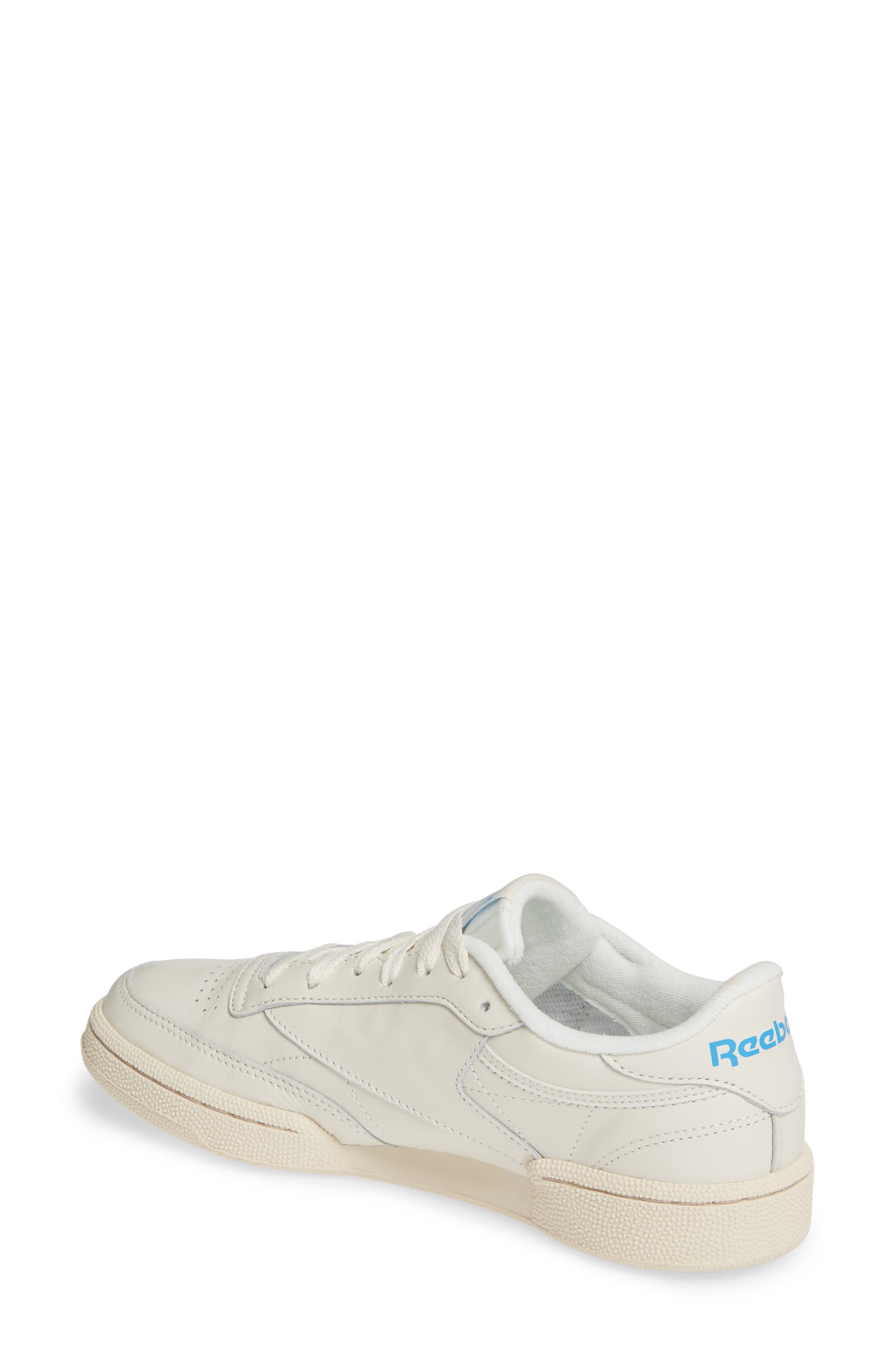 Club C 85 Sneaker, Alternate, color, CHALK/ PAPERWHITE/ BLUE