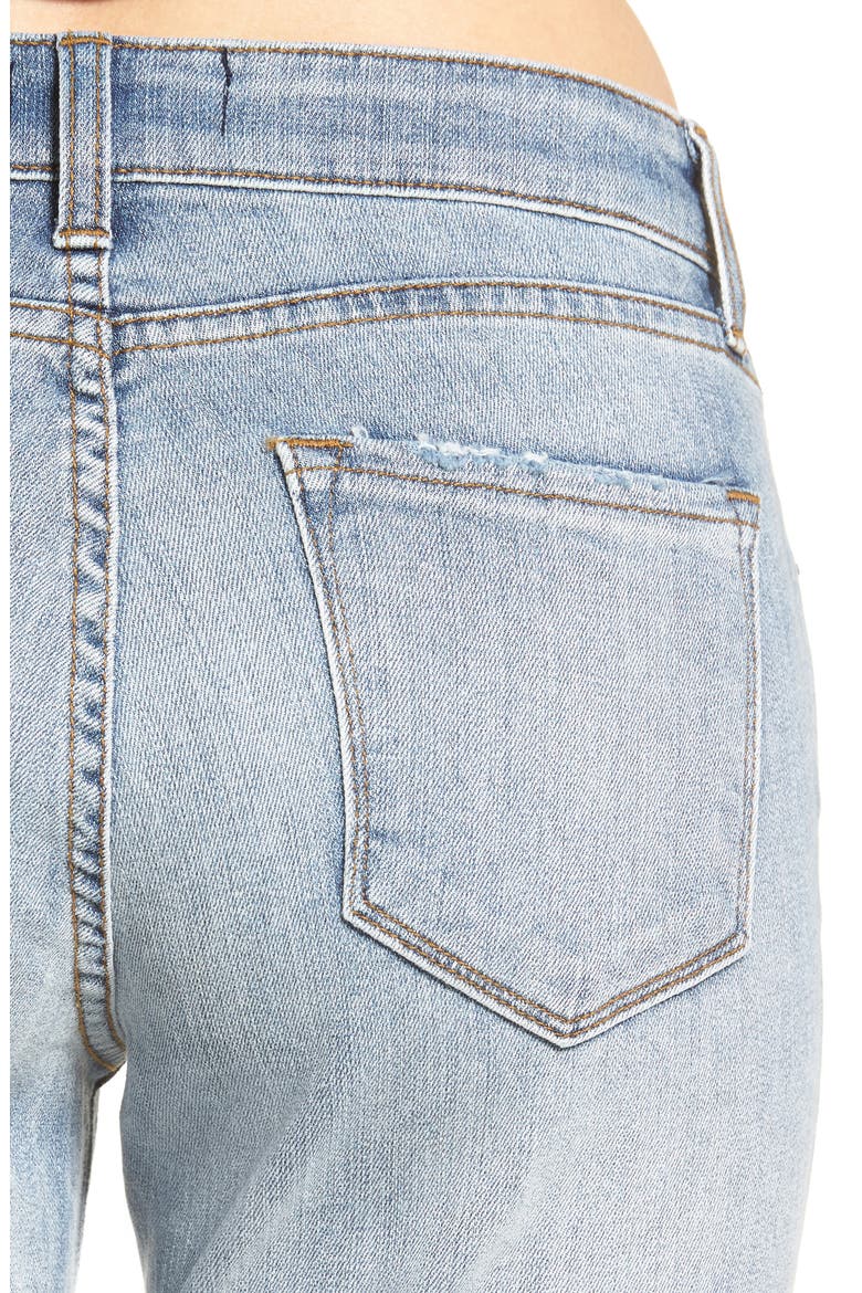 Fray Hem Taylor Tomboy Jeans, Alternate, color, TORO CANYON