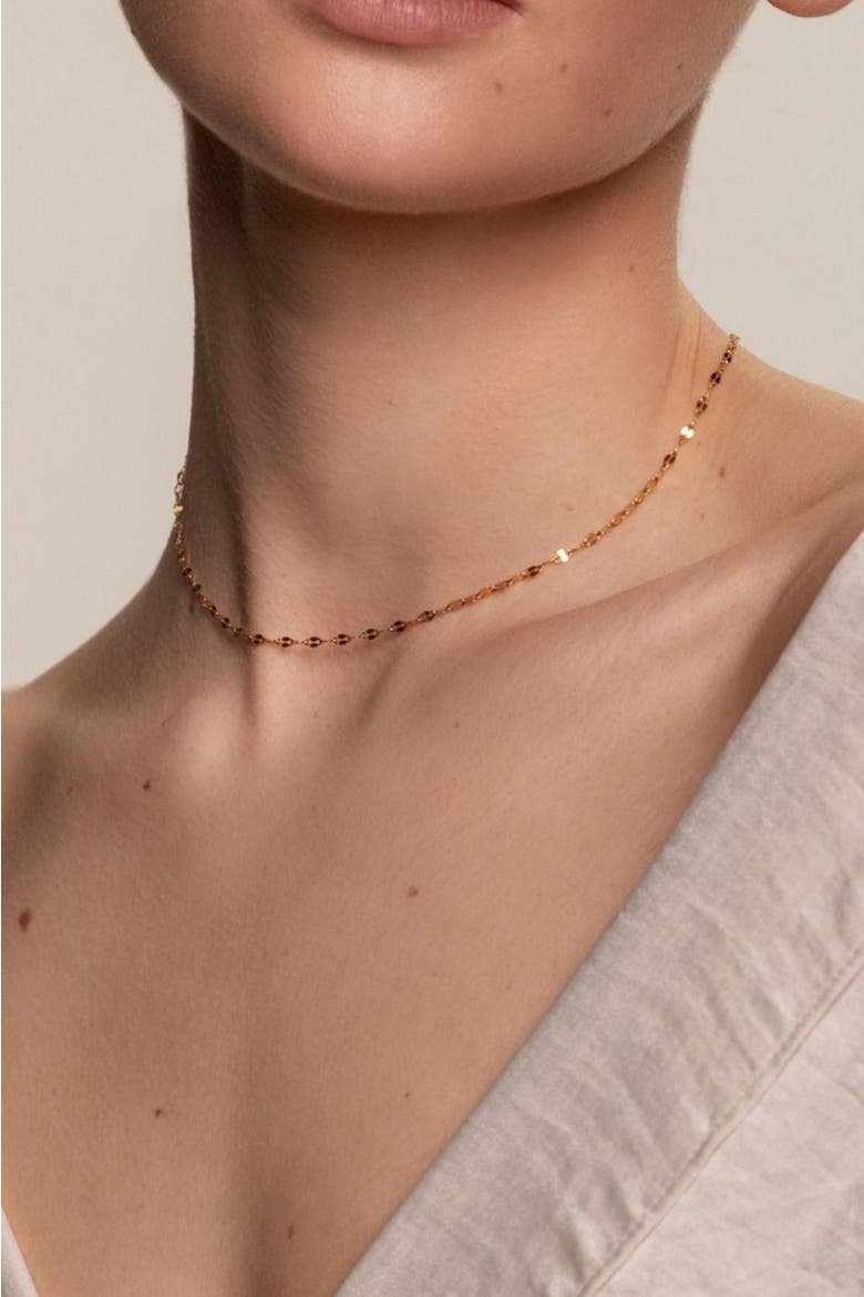 Dainty Choker, Alternate, color, Gold