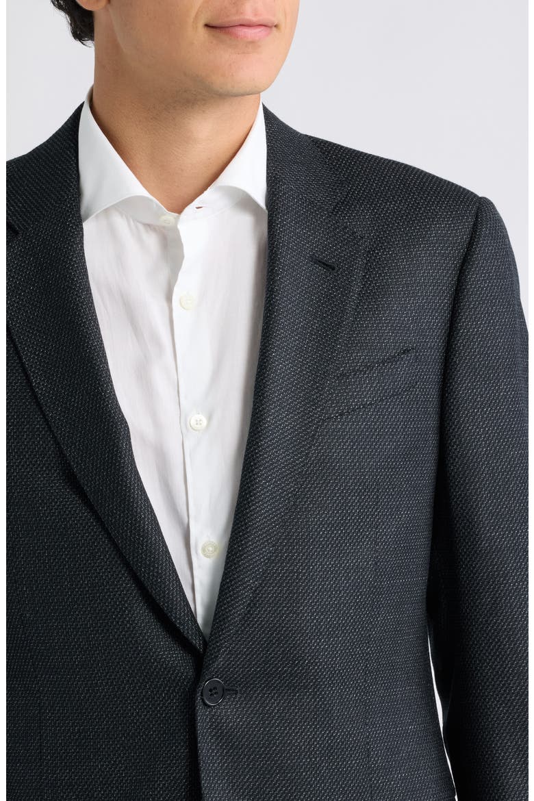 Regular Fit Herringbone Shirt, Alternate, color, WHITE