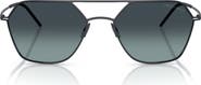 ARMANI 54mm Square Sunglasses