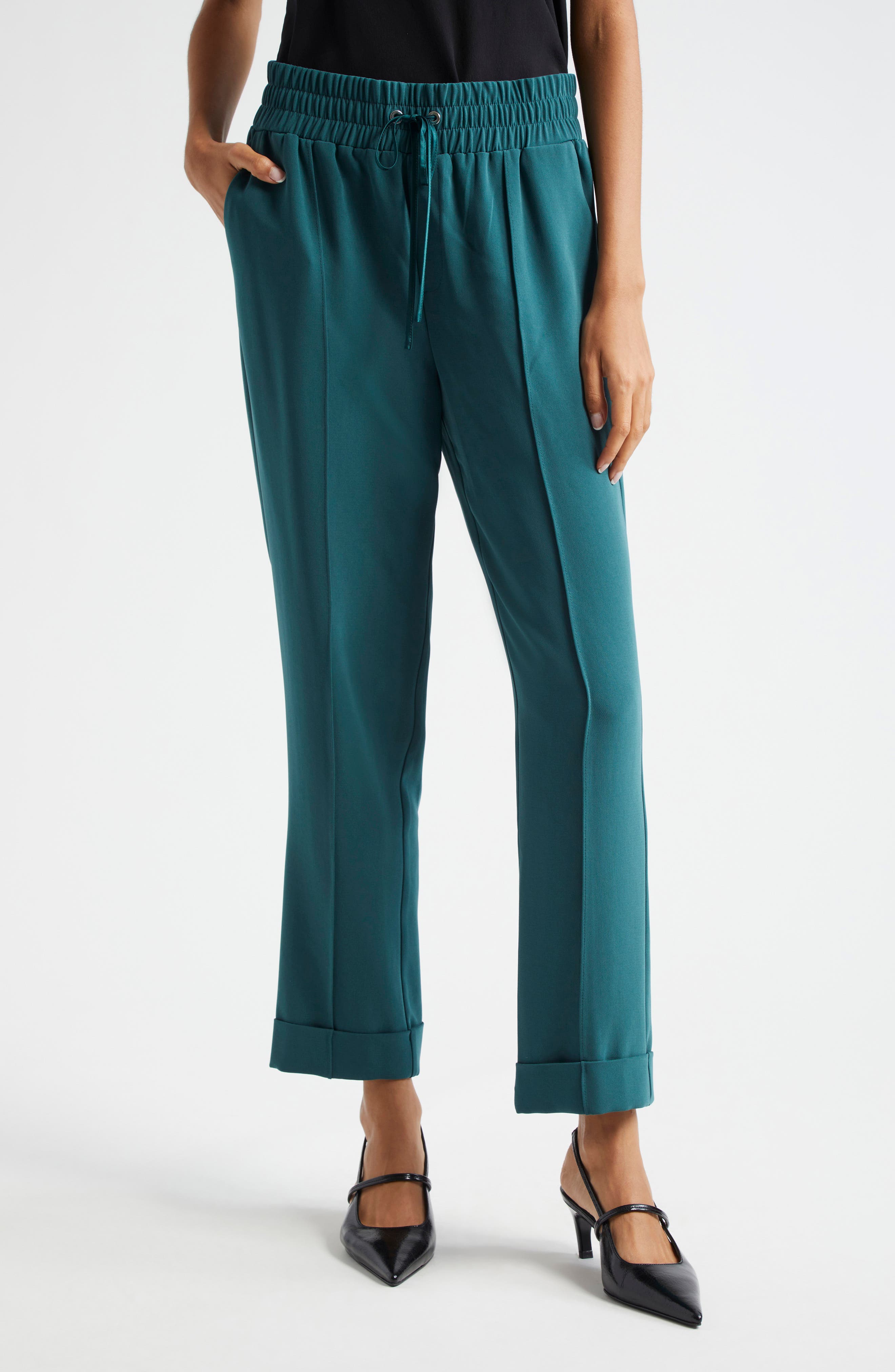 Cinq à Sept Everly Cuffed Ankle Drawstring Pants