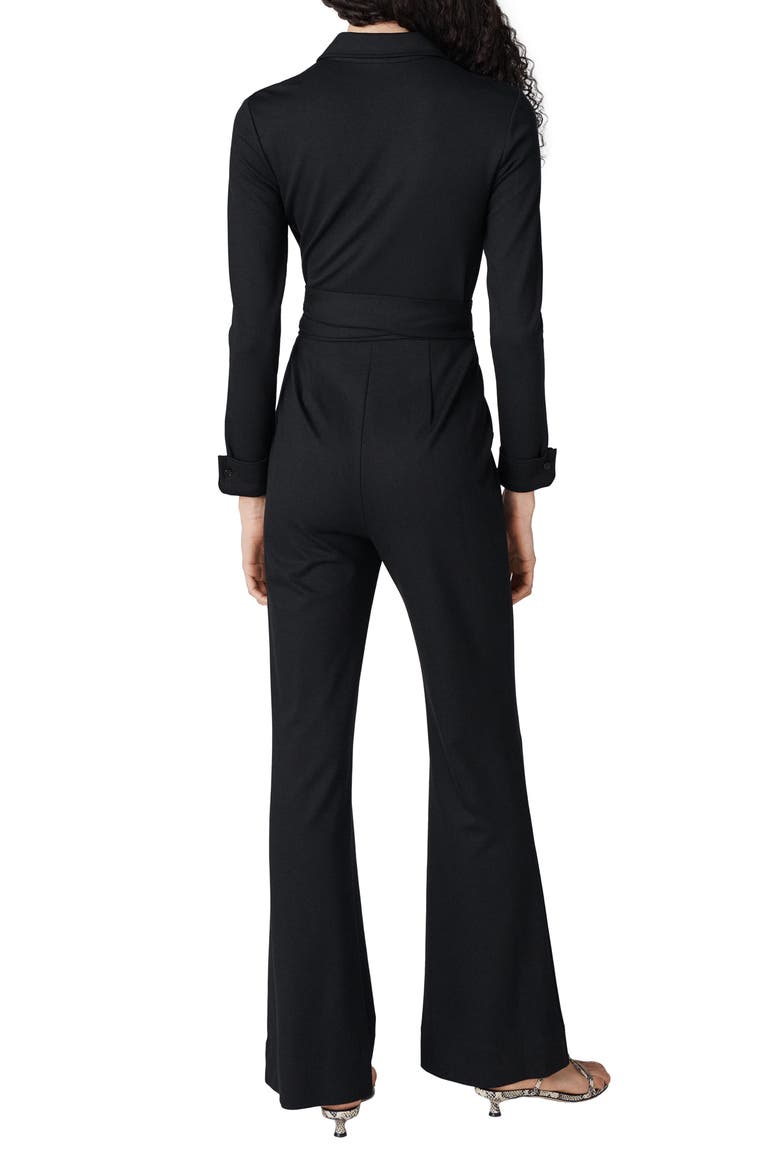 Michele Wide Leg Jumpsuit, Alternate, color, BLACK