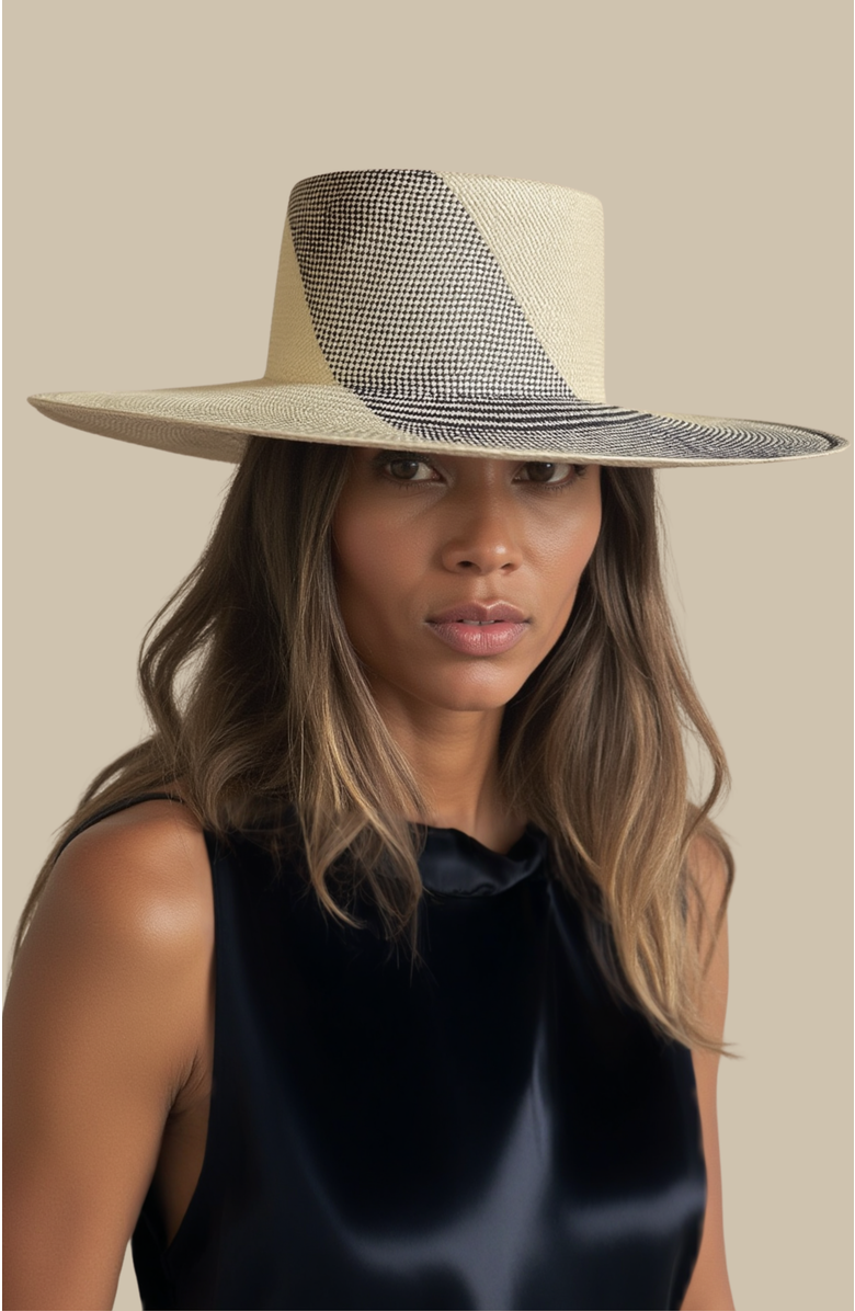 Heads Of State Hat Co. Spiral Bolero Straw Hat, Alternate, color, Multiple Color