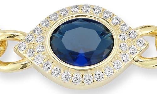 Chloe & Madison Chloe And Madison Evil Eye Bracelet In Gold