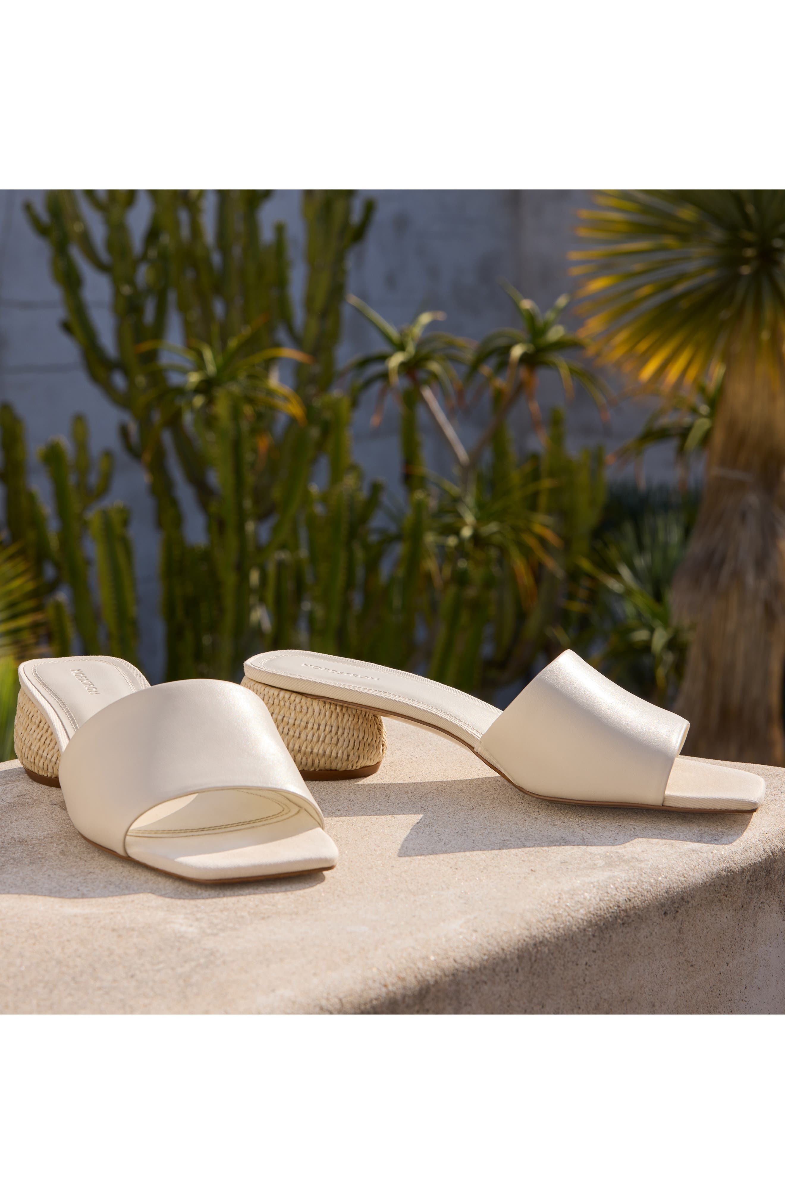 Nordstrom Winona Slide Sandal, Alternate, color, Ivory Vanilla