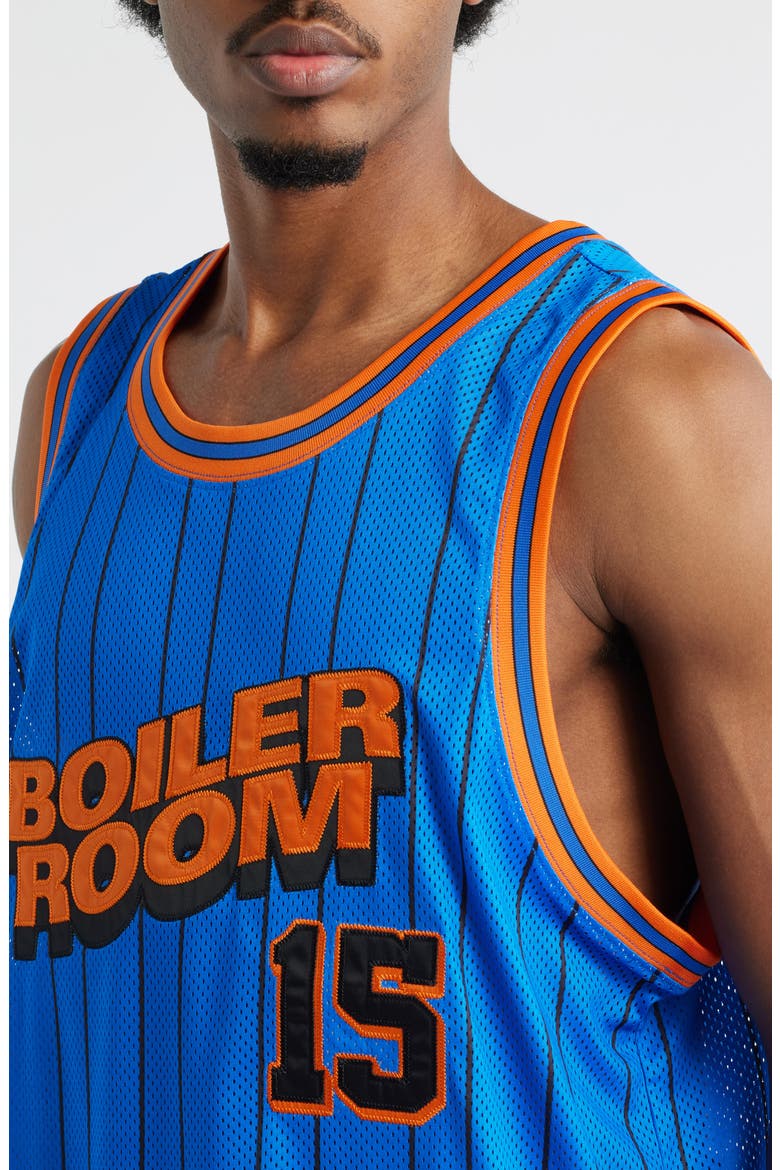 Graphic Mesh Basketball Jersey, Alternate, color, BLUE