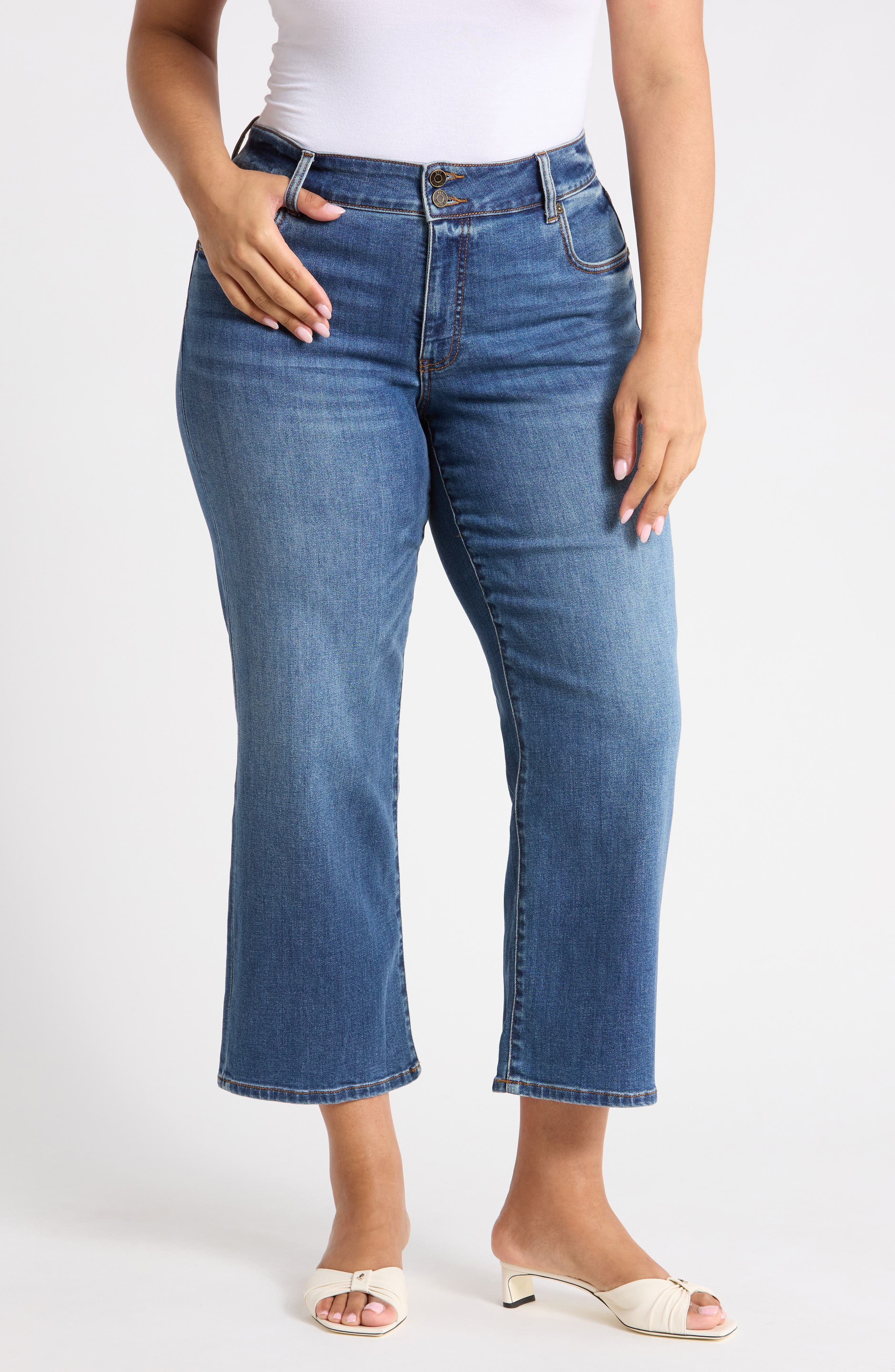 Lucy High Waist Wide Leg Jeans