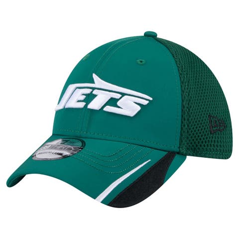 Men's New Era  Green New York Jets Game Day Linear 39THIRTY Flex Hat