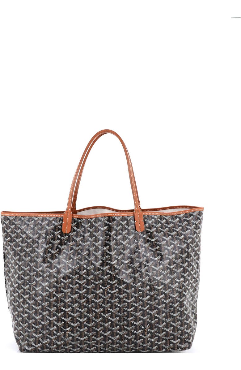 Pre-Owned Goyard Saint Louis Tote Coated Canvas GM, Alternate, color, Brown