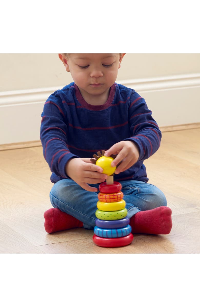 ORANGE TREE TOYS Stacking Ring Lion, Alternate, color, Multicolored