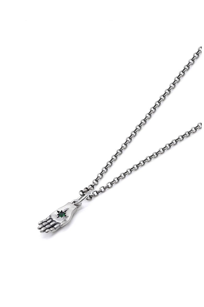 Men's Silver Oracle Necklace, Alternate, color, SILVER