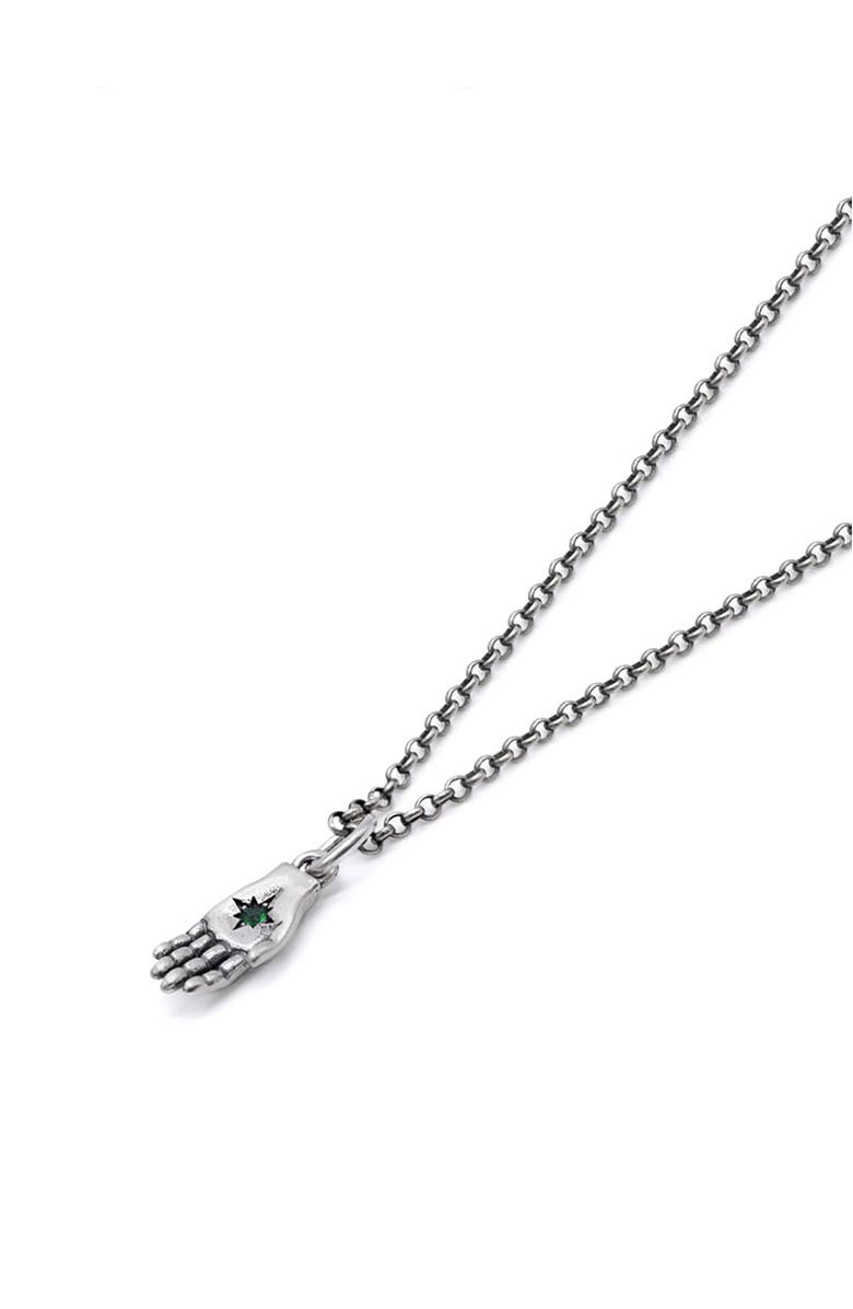 Serge DeNimes Men's Silver Oracle Necklace, Alternate, color, Silver