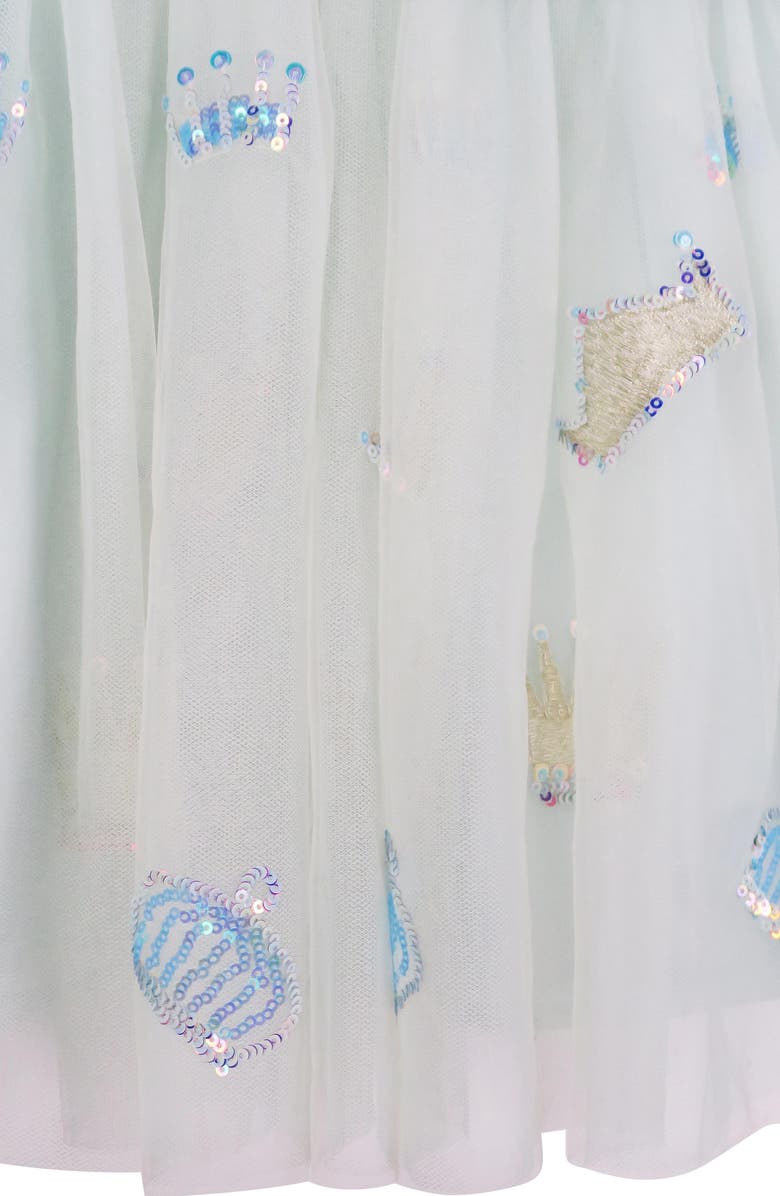 Zunie Kid's Sequin Sleeveless Tulle Dress, Alternate, color, 