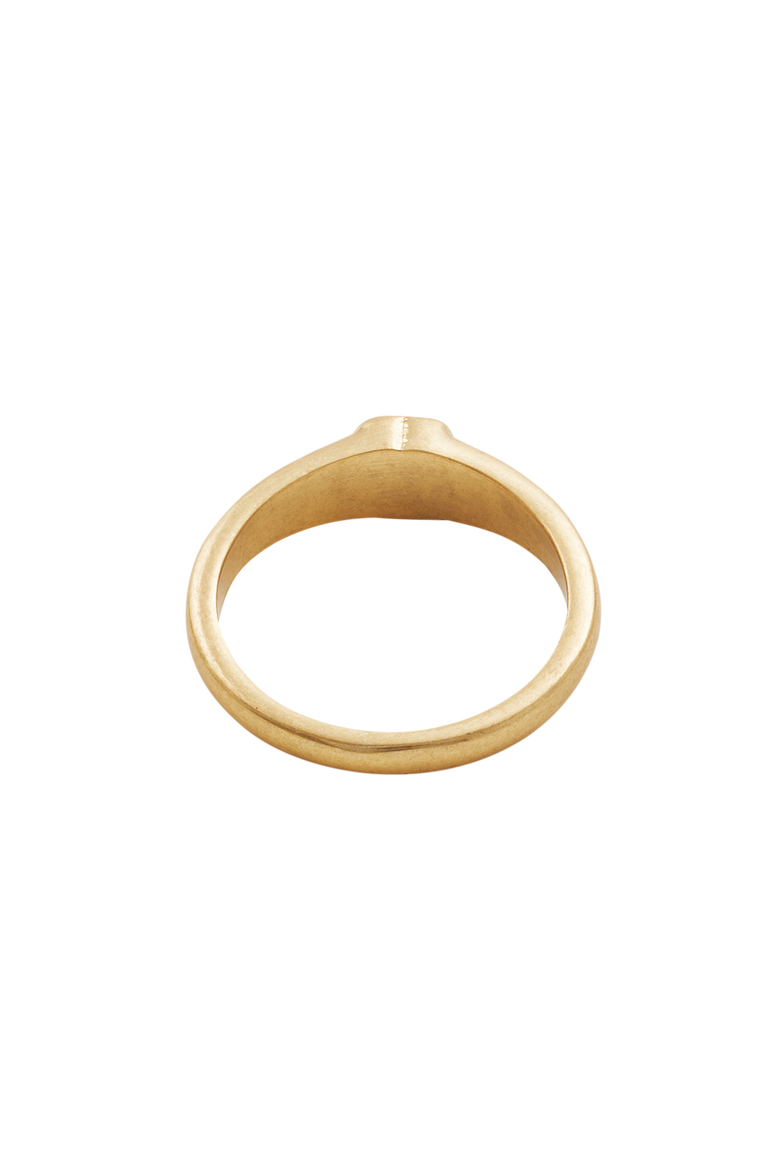 My Heart Signet Ring, Alternate, color, Gold