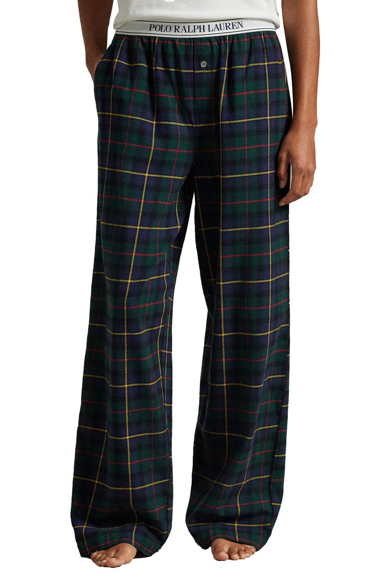Polo Ralph Lauren Assorted 2-Pack Cotton Pajama Pants, Alternate, color, Polo Tartan/ Estate