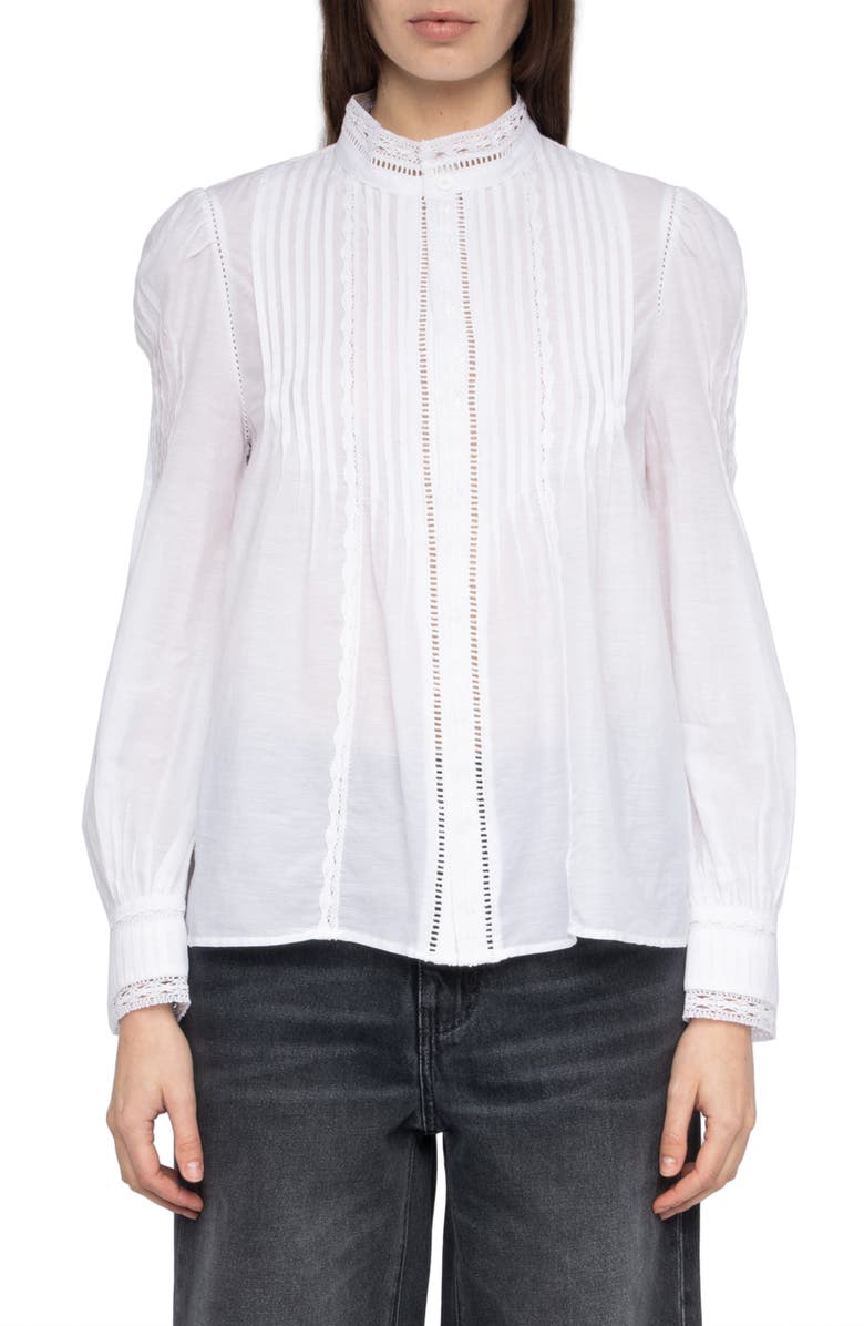 Zadig & Voltaire Timz Tomboy Button-Up Shirt, Main, color, Judo