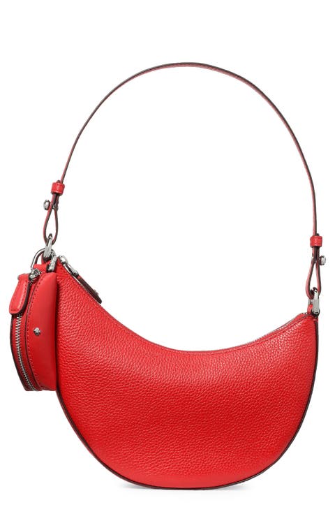 mini duo pebble leather crossbody bag