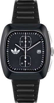 adidas Retro Wave Two Chronograph Bio-Resin Strap Watch, 39mm