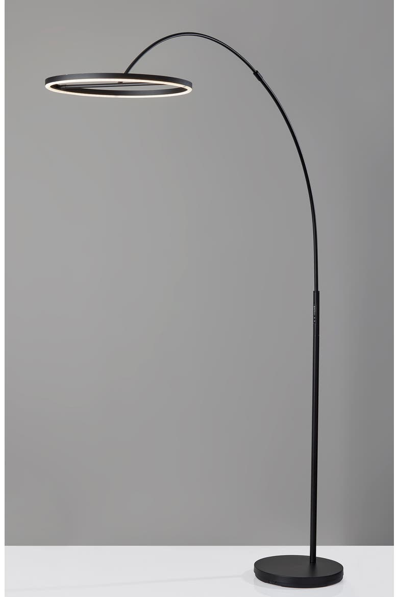Falcon LED Arc Lamp, Alternate, color, BLACK