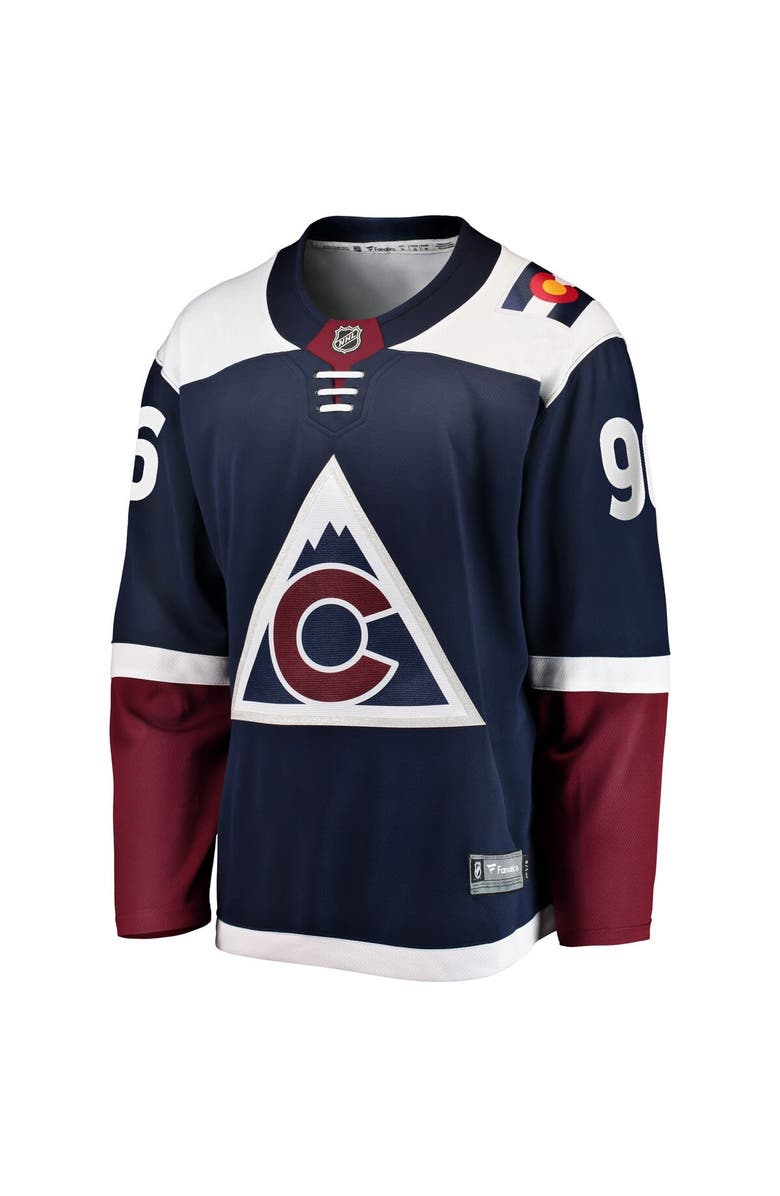 FANATICS Men's Fanatics Mikko Rantanen Navy Colorado Avalanche Premier Breakaway Player Jersey, Alternate, color, 