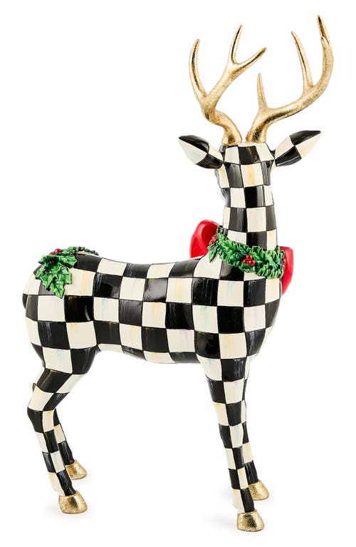 Mackenzie-childs Mackenzie Childs Holly Check Standing Deer In Multi