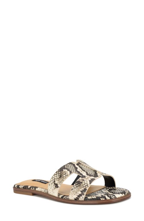 Nine West Giny Slide Sandal In Multi
