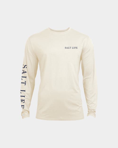 Salt Life Canopy Long Sleeve Performance Tee In Neutral