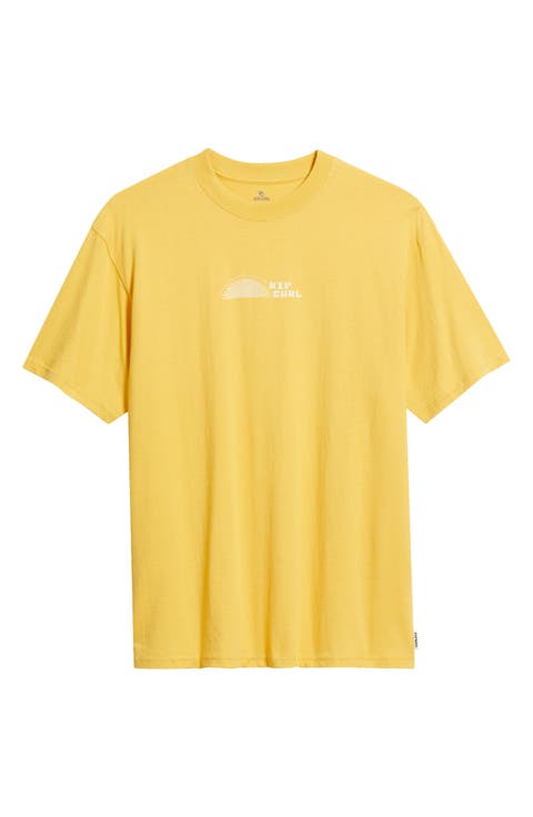 Thumb Print Cotton Jersey Graphic T-Shirt