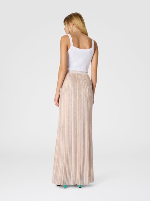 Missoni Sequin-embellished Maxi Skirt In Pink
