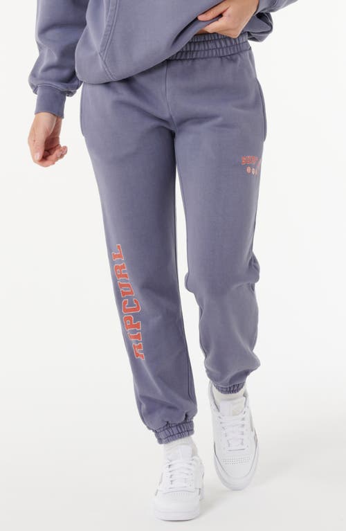 Rip Curl Varsity Sports Track Pants In Gray