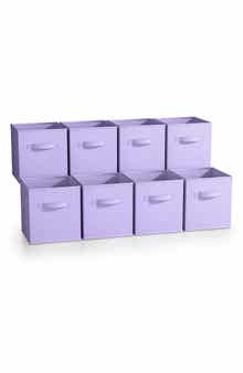SORBUS 8-Pack Foldable Storage Cube Bins