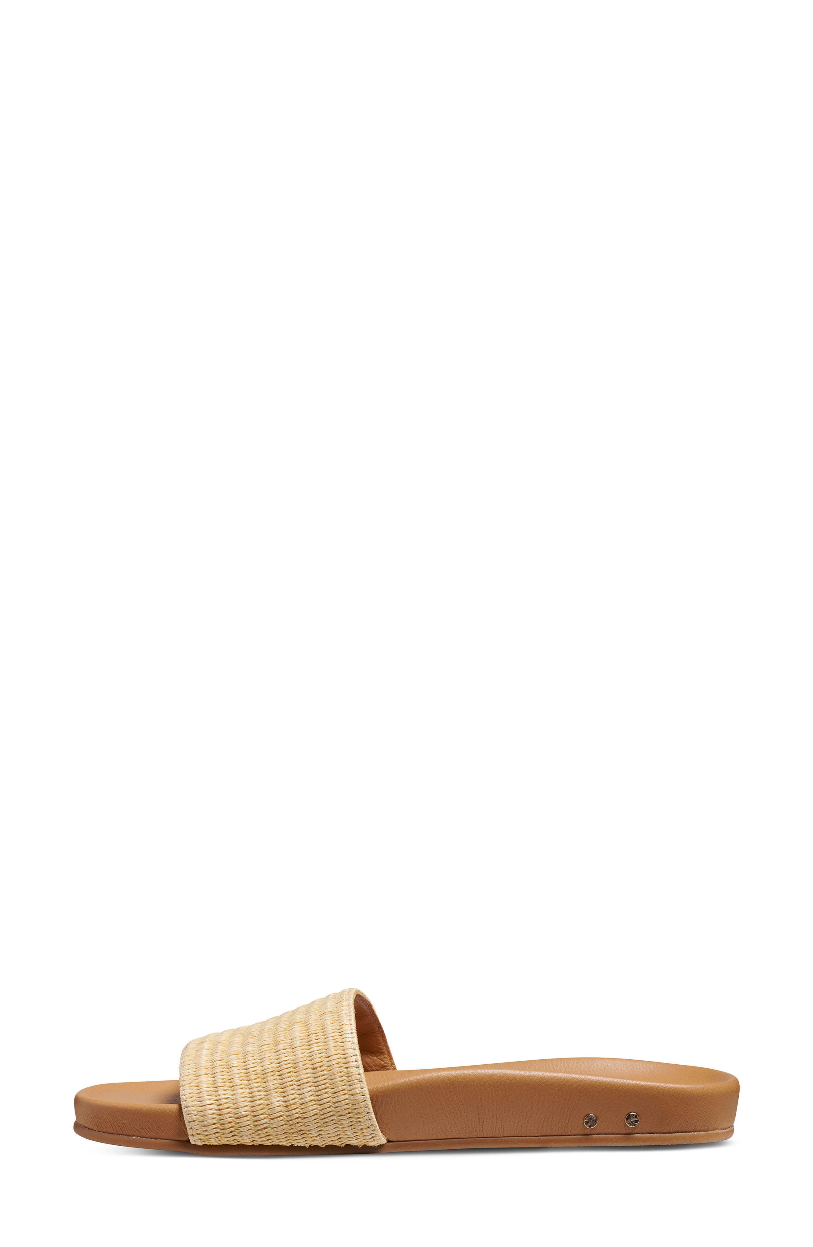 Beek Gallito Raffia Slide Sandal, Alternate, color, Honey